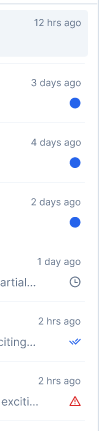 Message icons