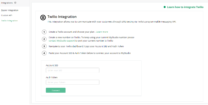 V1 Twilio integration