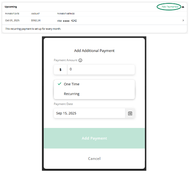 add payment