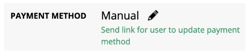 update payment method
