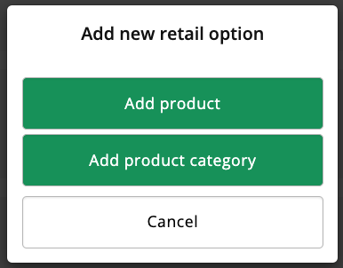 Add new retail option