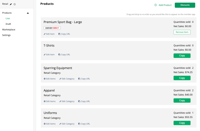 Live Product