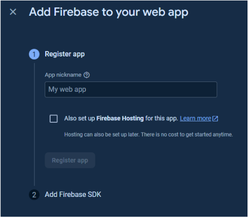 firebase to web app