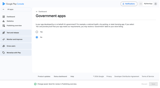 Government Apps