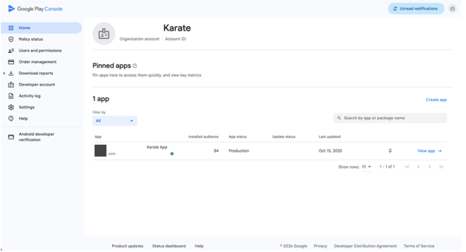 Home > Create App