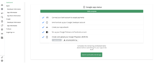 upload json