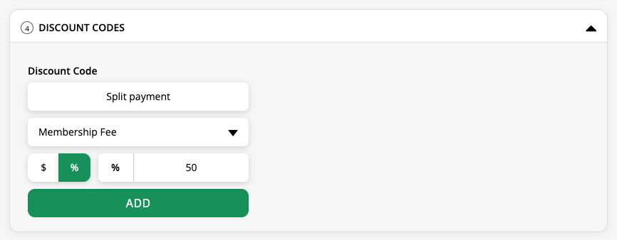 [V1] Programs - Split payment setups
