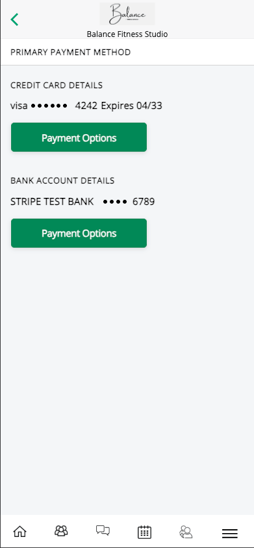 Primary Payment Method