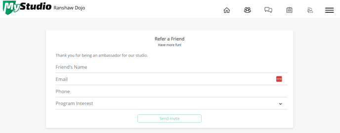 Refer a friend