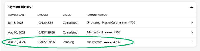 Pending Authentication
