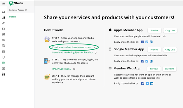 Email - Customer Access