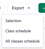 Export options