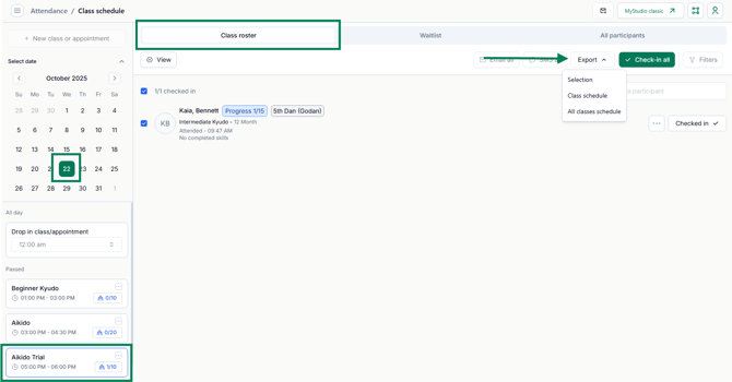 export class rosters