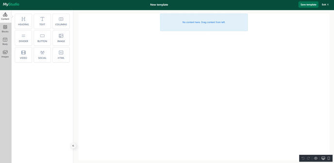 email template builder