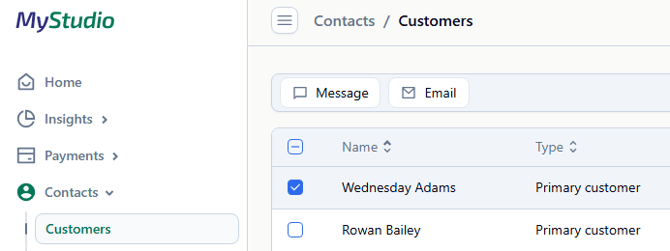 customer contacts contact