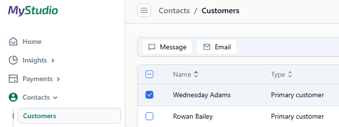 customer contacts contact