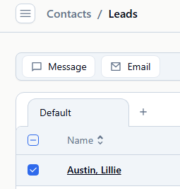 contact