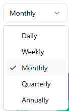 date ranges