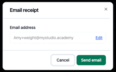 Verify email address
