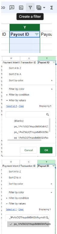 create filter