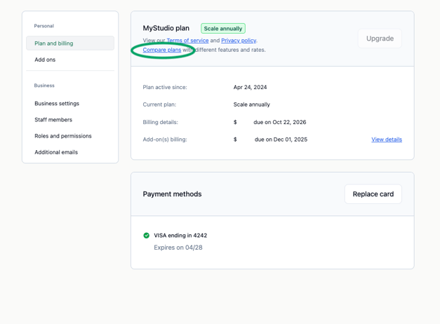 V2 Compare Plan Text