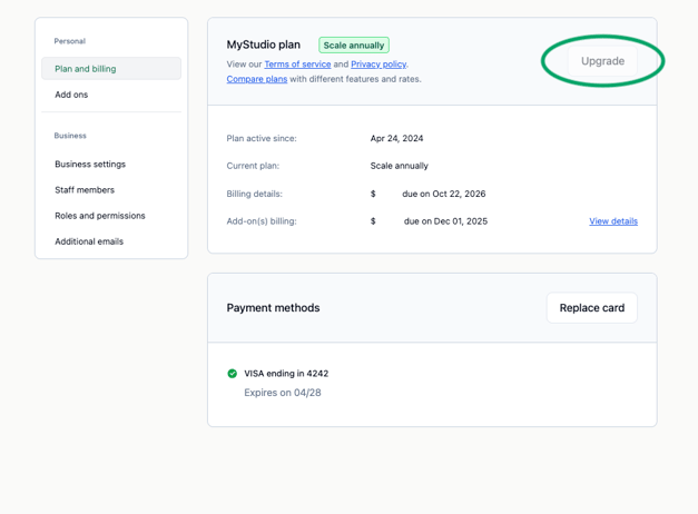 V2 Plan and Billing Upgrade